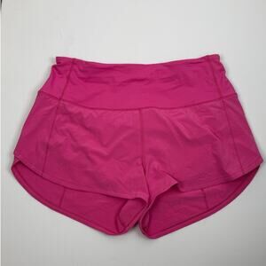 Lululemon Speed Up Shorts Hot Pink Fuchsia Size 6